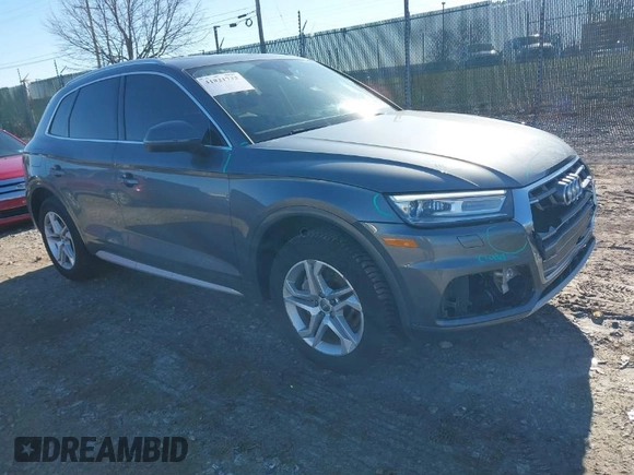 2019 Audi Q5 Premium with VIN WA1ANAFY5K2133539, listed as a IAAI auction lot 41821732 with 79,132 mi miles. Bid and sale history available at carsss.com. Image 1.
