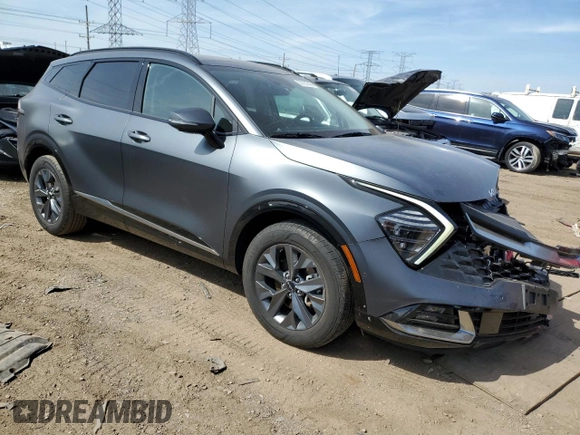 2023 Kia Sportage SX-Prestige with VIN KNDPXCAG8P7010641, listed as a Copart auction lot 53157545 with 26,616 mi miles and Salvage title. Bid and sale history available at DreamBid. Image 4.