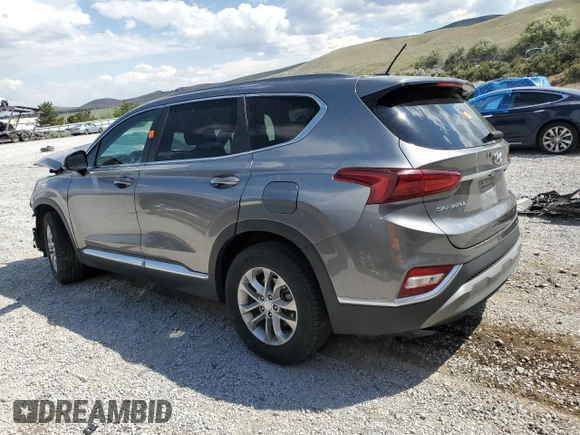 2019 Hyundai Santa Fe SE with VIN 5NMS2CAD9KH010261, listed as a Copart auction lot 59548605 with 139,268 mi miles and Salvage title. Bid and sale history available at DreamBid. Image 2.