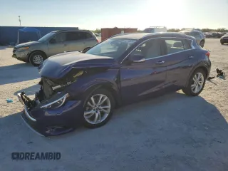 2018 Infiniti QX30 Premium with VIN SJKCH5CP9JA043207, listed as a Copart auction lot 82749074 with 72,959 mi miles and Non repairable. Bid and sale history available at DreamBid. Image 1.
