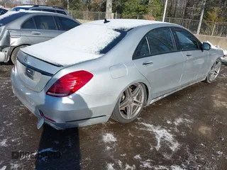 2015 Mercedes-Benz S-Class S 550 with VIN WDDUG8CB6FA069003, listed as a IAAI auction lot 41366424 with 61,856 mi miles. Bid and sale history available at carsss.com. Image 4.