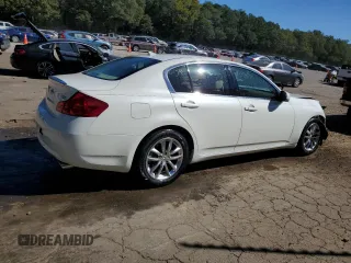 2008 Infiniti G35 with VIN JNKBV61E28M221786, listed as a Copart auction lot 76457114 with 109,191 mi miles and Salvage Title. Bid and sale history available at DreamBid. Image 3.