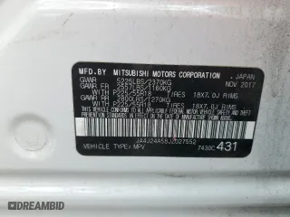 2018 Mitsubishi Outlander PHEV SEL with VIN JA4J24A58JZ027552, listed as a Copart auction lot 44959064 with 81,215 mi miles. Bid and sale history available at carsss.com. Image 12.