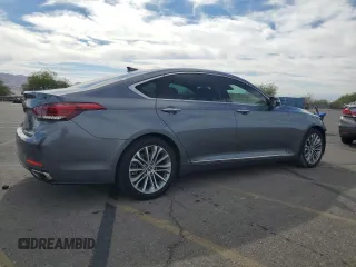 2017 Genesis G80 3.8L with VIN KMHGN4JE9HU167622, listed as a Copart auction lot 77700464 with 43,166 mi miles and Salvage Title. Bid and sale history available at DreamBid. Image 3.