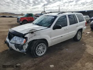 2004 Jeep Grand Cherokee Limited with VIN 1J4GW58N74C142578, listed as a Copart auction lot 43137315 with 93,934 mi miles and Salvage Title. Bid and sale history available at carsss.com. Image 1.