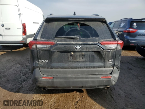 2019 Toyota RAV4 XLE with VIN JTMP1RFV3KD040457, listed as a Copart auction lot 46469435 with 62,067 mi miles and Salvage Title. Bid and sale history available at carsss.com. Image 6.