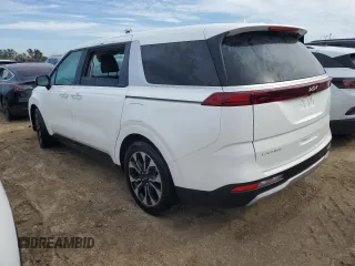 2024 Kia Carnival EX with VIN KNDNC5H37R6391862, listed as a Copart auction lot 74971224 with 5,404 mi miles and Salvage Title. Bid and sale history available at carsss.com. Image 2.