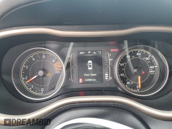 2016 Jeep Cherokee Sport z VIN 1C4PJLAB2GW329903, wystawiony jako Copart lot #57554995 z przebiegiem 224 964 mil mil oraz Szkoda całkowita • Salvage title. Historia ofert i sprzedaży dostępna na DreamBid. Obrazek 9.