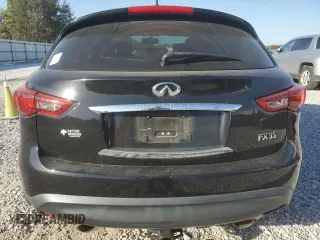 2012 Infiniti FX35 with VIN JN8AS1MU2CM120191, listed as a Copart auction lot 76370074 with 172,856 mi miles and Salvage Title. Bid and sale history available at carsss.com. Image 6.