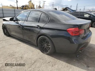2018 BMW 3 Series 330e iPerformance with VIN WBA8E1C52JA178082, listed as a Copart auction lot 44809595 with 153,425 mi miles and Salvage Title. Bid and sale history available at carsss.com. Image 2.