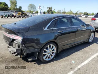 2014 Lincoln MKZ z VIN 3LN6L2GK0ER800286, wystawiony jako Copart lot #57644645 z przebiegiem 130 880 mil mil oraz Szkoda całkowita • Salvage title. Historia ofert i sprzedaży dostępna na DreamBid. Obrazek 3.