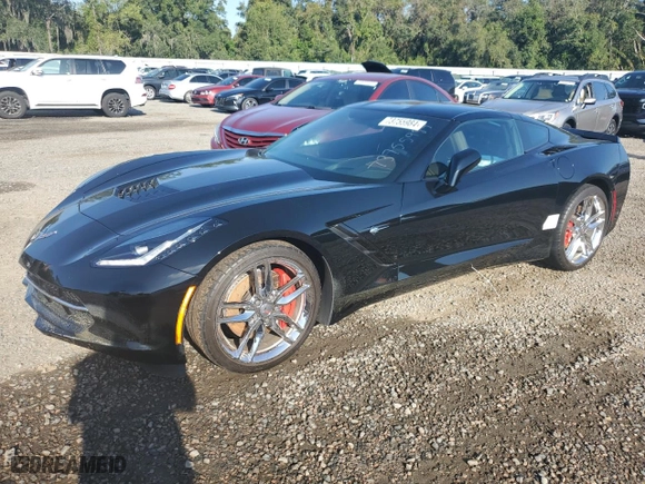 2014 Chevrolet Corvette Stingray Z51 3LT with VIN 1G1YL2D75E5114172, listed as a Copart auction lot 73755984 with 0 mi miles and Non Repairable. Bid and sale history available at carsss.com. Image 1.