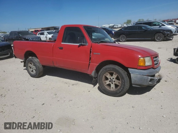 2003 Ford Ranger XL with VIN 1FTYR10U03PA46358, listed as a Copart auction lot 49295265 with 198,933 mi miles and Salvage Title. Bid and sale history available at carsss.com. Image 4.