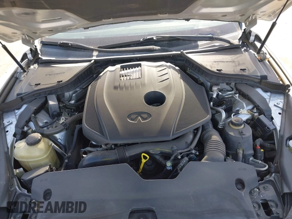 2017 Infiniti Q50 2.0t with VIN JN1CV7AP3HM642206, listed as a IAAI auction lot 41437630 with 122,612 mi miles. Bid and sale history available at carsss.com. Image 10.