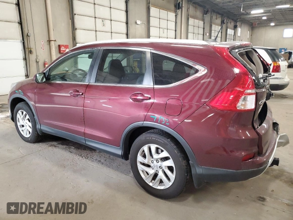 2015 Honda CR-V EX-L with VIN 5J6RM4H77FL017965, listed as a Copart auction lot 50800385 with 93,044 mi miles and Salvage Title. Bid and sale history available at carsss.com. Image 2.