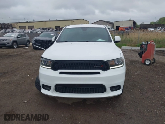 2019 Dodge Durango GT Plus with VIN 1C4RDHDG9KC556987, listed as a IAAI auction lot 42247322 with 116,130 mi miles and . Bid and sale history available at DreamBid. Image 12.