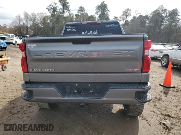 2020 Chevrolet Silverado 1500 RST with VIN 3GCPWDED1LG413612, listed as a Copart auction lot 41828455 with Not Provided miles and Salvage Title. Bid and sale history available at DreamBid. Image 6.