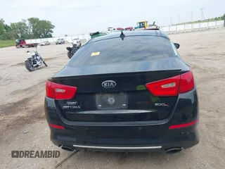 2014 Kia Optima SX Turbo with VIN 5XXGR4A65EG276131, listed as a IAAI auction lot 42429004 with 136,766 mi miles and . Bid and sale history available at DreamBid. Image 16.