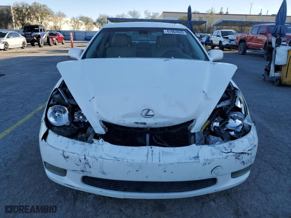 2002 Lexus ES 300 with VIN JTHBF30G125009588, listed as a Copart auction lot 47864935 with 229,661 mi miles and Salvage Title. Bid and sale history available at carsss.com. Image 5.