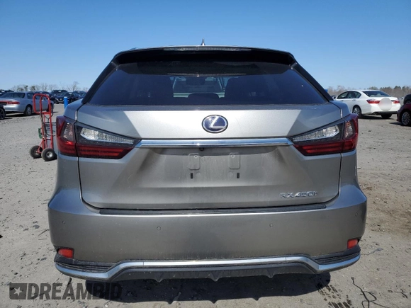 2020 Lexus RX with VIN 2T2HGMDA4LC044999, listed as a Copart auction lot 48300015 with 112,483 mi miles and Salvage Title. Bid and sale history available at carsss.com. Image 6.