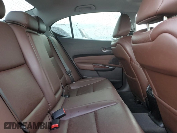 2015 Acura TLX V6 Advance with VIN 19UUB2F78FA008105, listed as a Copart auction lot 48707075 with 163,473 mi miles and Clean Title. Bid and sale history available at carsss.com. Image 10.
