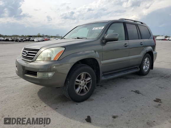 2007 Lexus GX 470 z VIN JTJBT20X770130213, wystawiony jako Copart lot #52710215 z przebiegiem 263 769 mil mil oraz Czysty tytuł • Clean title. Historia ofert i sprzedaży dostępna na DreamBid. Obrazek 1.