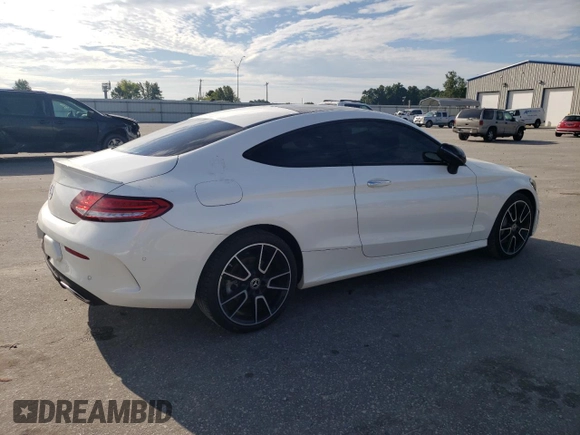 2023 Mercedes-Benz C 300 with VIN W1KWJ8DB2PG121153, listed as a Copart auction lot 63962614 with 15,194 mi miles and Salvage Title. Bid and sale history available at DreamBid. Image 3.
