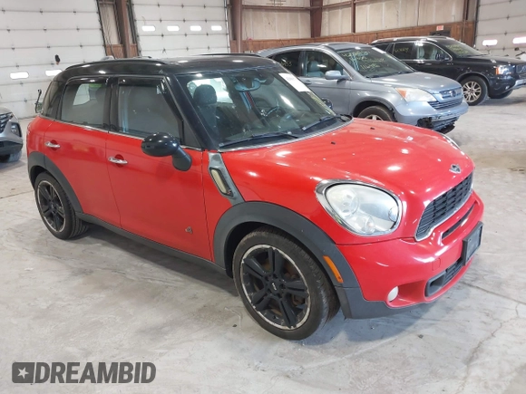 2011 MINI Countryman S with VIN WMWZC5C54BWL52725, listed as a IAAI auction lot 42086776 with 214,596 mi miles and . Bid and sale history available at DreamBid. Image 1.