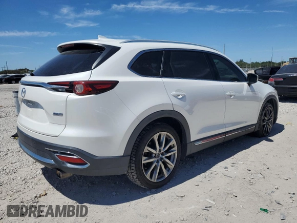 2016 Mazda CX-9 Grand Touring with VIN JM3TCADY9G0123193, listed as a Copart auction lot 50123825 with 65,588 mi miles and Salvage Title. Bid and sale history available at DreamBid. Image 3.
