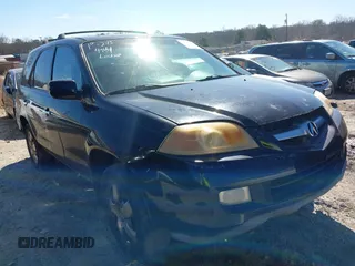 2004 Acura MDX with VIN 2HNYD18254H540684, listed as a IAAI auction lot 41584464 with 344,728 mi miles. Bid and sale history available at carsss.com. Image 1.