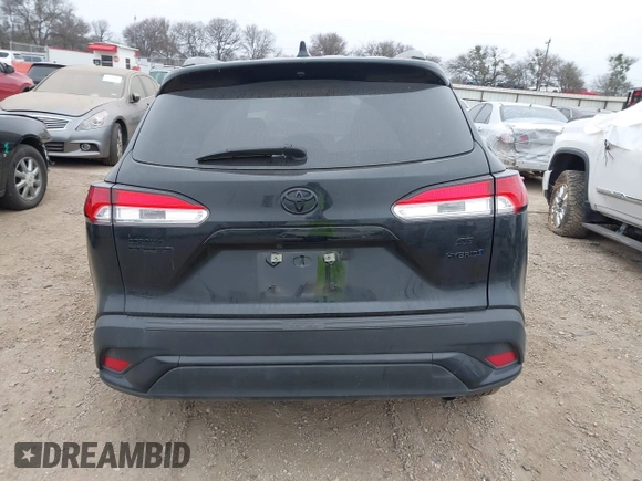 2023 Toyota Corolla Cross Hybrid S with VIN 7MUFBABG6PV010999, listed as a IAAI auction lot 41489541 with 14,707 mi miles and . Bid and sale history available at DreamBid. Image 17.
