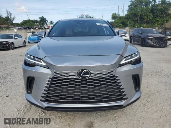 2025 Lexus RX 350 with VIN 2T2BAMBA6SC054765, listed as a Copart auction lot 56404635 with 3,476 mi miles and Salvage title. Bid and sale history available at DreamBid. Image 5.