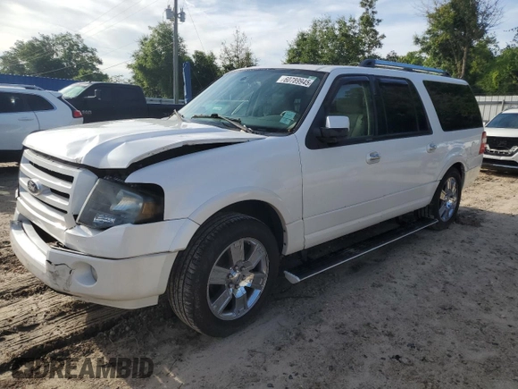 2010 Ford Expedition Max Limited z VIN 1FMJK1K55AEB21569, wystawiony jako Copart lot #60789945 z przebiegiem 152 169 mil mil oraz Szkoda całkowita • Salvage title. Historia ofert i sprzedaży dostępna na DreamBid. Obrazek 1.