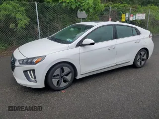 2021 Hyundai Ioniq Limited with VIN KMHC05LC3MU254361, listed as a Copart auction lot 60831355 with 160,827 mi miles and Clean title. Bid and sale history available at DreamBid. Image 1.