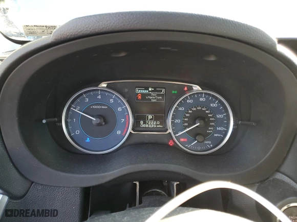 2016 Subaru Impreza Wagon 2.0i Sport Limited with VIN JF1GPAU67G8275980, listed as a Copart auction lot 53682055 with 68,335 mi miles and Salvage Title. Bid and sale history available at carsss.com. Image 9.