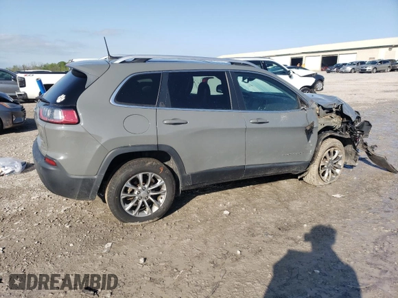 2020 Jeep Cherokee Latitude Plus with VIN 1C4PJLLBXLD581207, listed as a Copart auction lot 52283645 with 129,742 mi miles and Salvage Title. Bid and sale history available at carsss.com. Image 3.