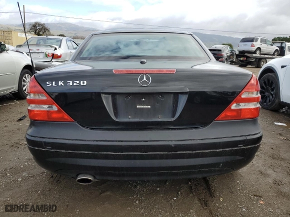 2002 Mercedes-Benz SLK-Class 3.2L with VIN WDBKK65F42F241268, listed as a Copart auction lot 45150305 with 164,998 mi miles and Salvage Title. Bid and sale history available at carsss.com. Image 6.