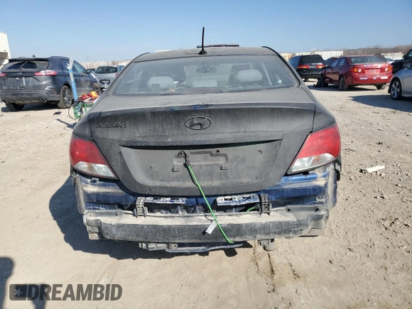 2017 Hyundai Accent SE with VIN KMHCT4AE5HU173728, listed as a Copart auction lot 48730645 with 0 mi miles and Non Repairable. Bid and sale history available at carsss.com. Image 6.