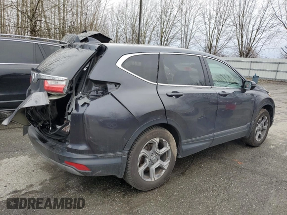 2017 Honda CR-V EX-L with VIN 2HKRW2H88HH668672, listed as a Copart auction lot 46525765 with Not Provided miles and Salvage Title. Bid and sale history available at DreamBid. Image 3.