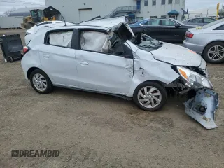 2022 Mitsubishi Mirage ES с VIN ML32AUHJ0NH004765, выставлен на аукционе Copart как лот 56042665 с пробегом Не указан миль и На запчасти • Non repairable. История ставок и продаж доступна на DreamBid. Изображение 4.
