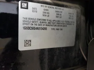 2010 Cadillac CTS Sedan with VIN 1G6DC5EG4A0134266, listed as a Copart auction lot 84228924 with 144,213 mi miles and Salvage Title. Bid and sale history available at carsss.com. Image 12.