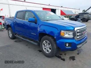 2019 GMC Canyon 4WD SLE with VIN 1GTG6CEN6K1304918, listed as a IAAI auction lot 41624468 with 102,579 mi miles. Bid and sale history available at carsss.com. Image 1.