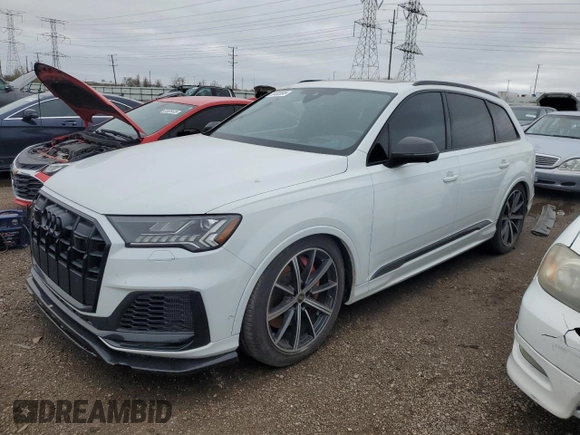 2023 Audi SQ7 Prestige with VIN WA1VWBF70PD004860, listed as a Copart auction lot 52455585 with Not Provided miles and Non Repairable. Bid and sale history available at DreamBid. Image 1.