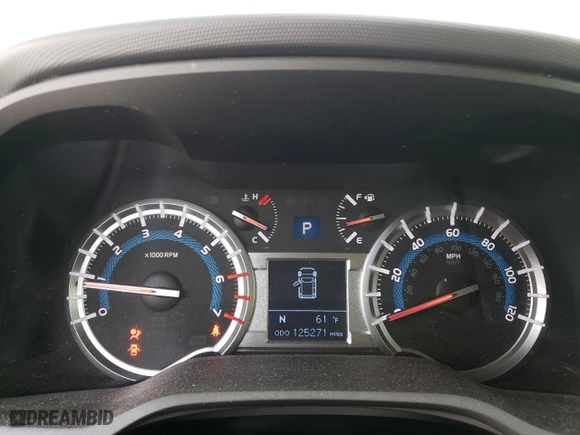 2016 Toyota 4Runner SR5 with VIN JTEZU5JR2G5111213, listed as a Copart auction lot 47939705 with 125,271 mi miles and Salvage Title. Bid and sale history available at carsss.com. Image 9.