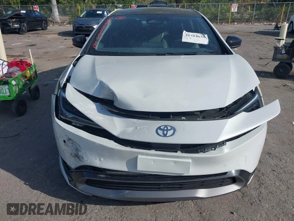 2024 Toyota Prius LE with VIN JTDACAAU1R3033846, listed as a IAAI auction lot 41704630 with 1,678 mi miles. Bid and sale history available at carsss.com. Image 6.
