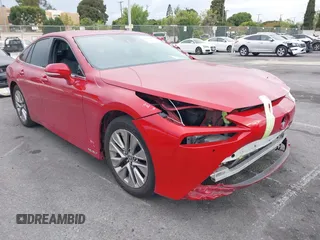 2021 Toyota Mirai XLE with VIN JTDAAAAA4MA001098, listed as a IAAI auction lot 42131881 with 47,644 mi miles and . Bid and sale history available at DreamBid. Image 1.