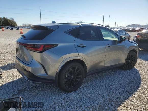 2022 Lexus NX with VIN 2T2KGCEZ2NC011524, listed as a Copart auction lot 43454235 with 36,299 mi miles and Salvage Title. Bid and sale history available at carsss.com. Image 3.