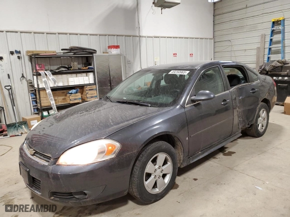 2010 Chevrolet Impala LT with VIN 2G1WB5EK1A1135630, listed as a Copart auction lot 49250965 with 166,022 mi miles and Salvage Title. Bid and sale history available at carsss.com. Image 1.