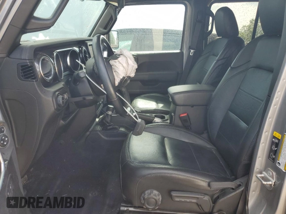2020 Jeep Wrangler Unlimited Sahara Altitude with VIN 1C4HJXEN7LW134325, listed as a Copart auction lot 53860745 with 64,556 mi miles and Salvage title. Bid and sale history available at DreamBid. Image 7.
