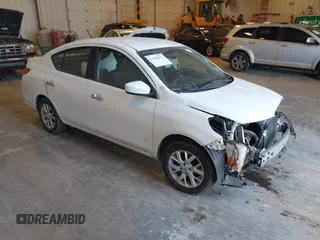 2018 Nissan Versa Sedan SV with VIN 3N1CN7AP0JL857140, listed as a IAAI auction lot 41886582 with 155,227 mi miles. Bid and sale history available at carsss.com. Image 1.